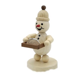 Wagner Schneemann Junior mit Christstollen